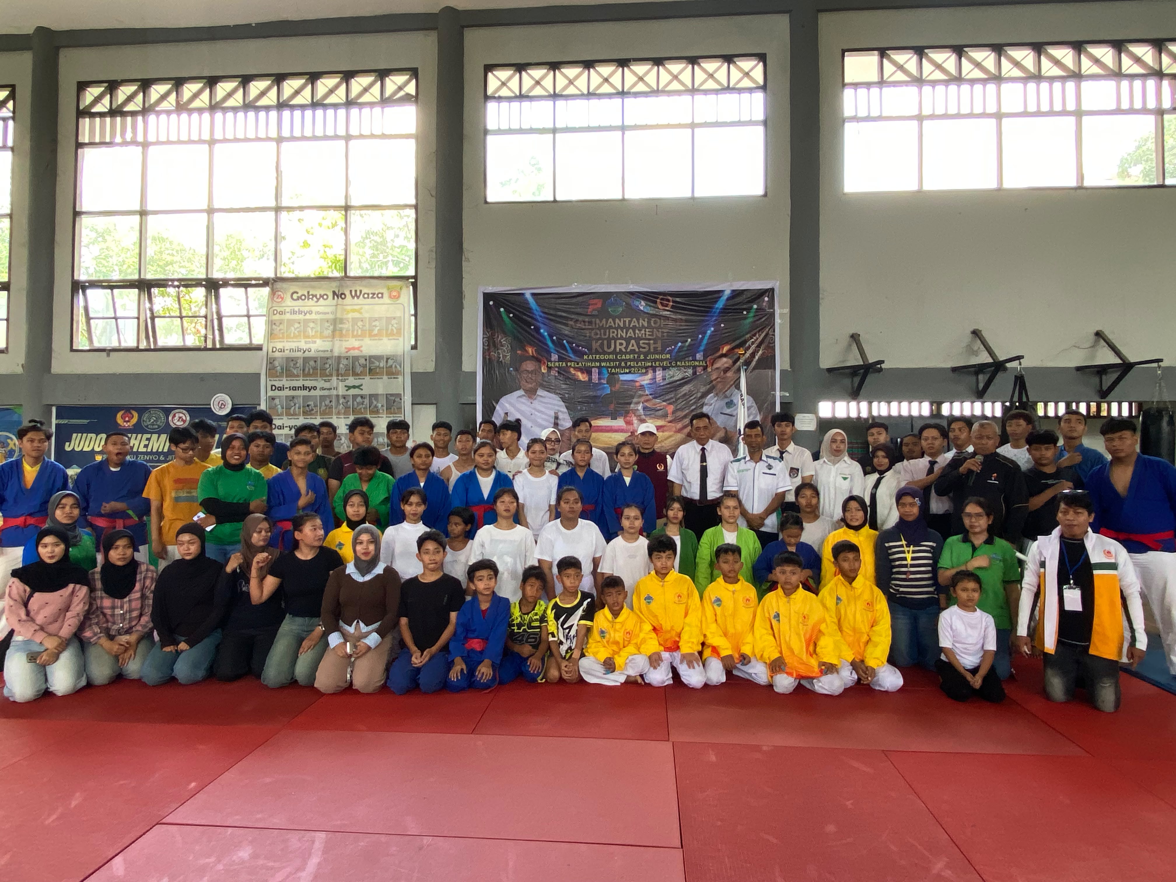 60 Atlet Berlaga di Kurash Kalimantan Open Tournament 2026