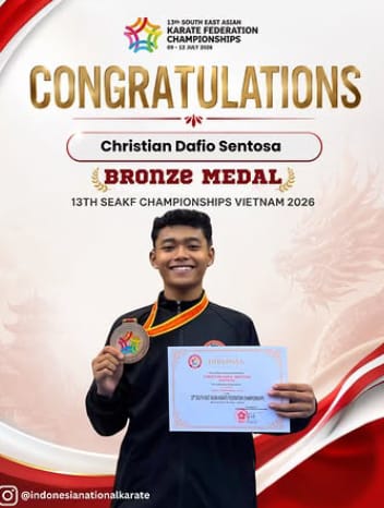 Raih Medali di Vietnam, Seno Aji Optimistis Forki Katim Raih Emas di PON