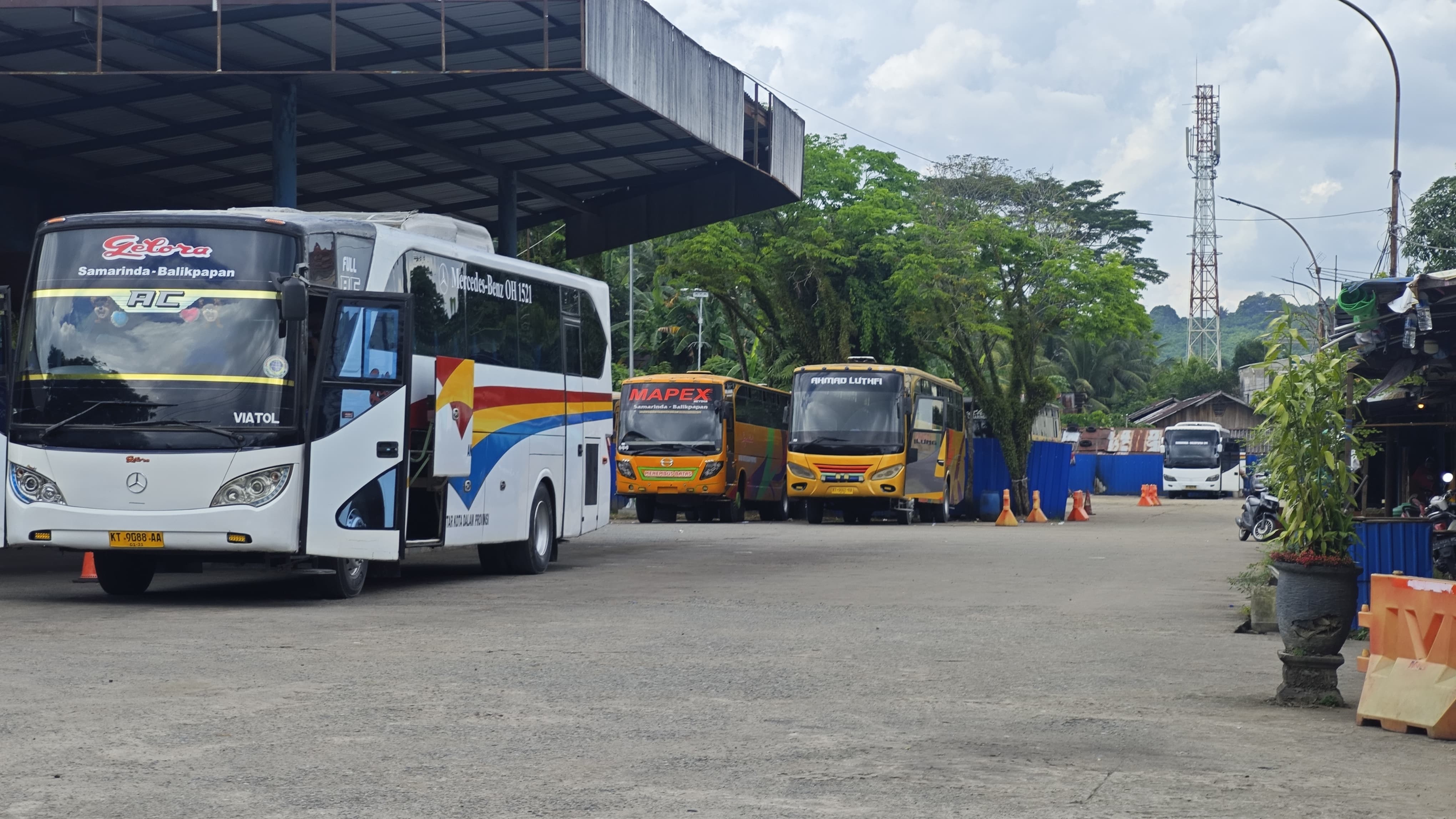 Sambut Arus Mudik Lebaran, Terminal Sungai Kunjang Siagakan Puluhan Bus