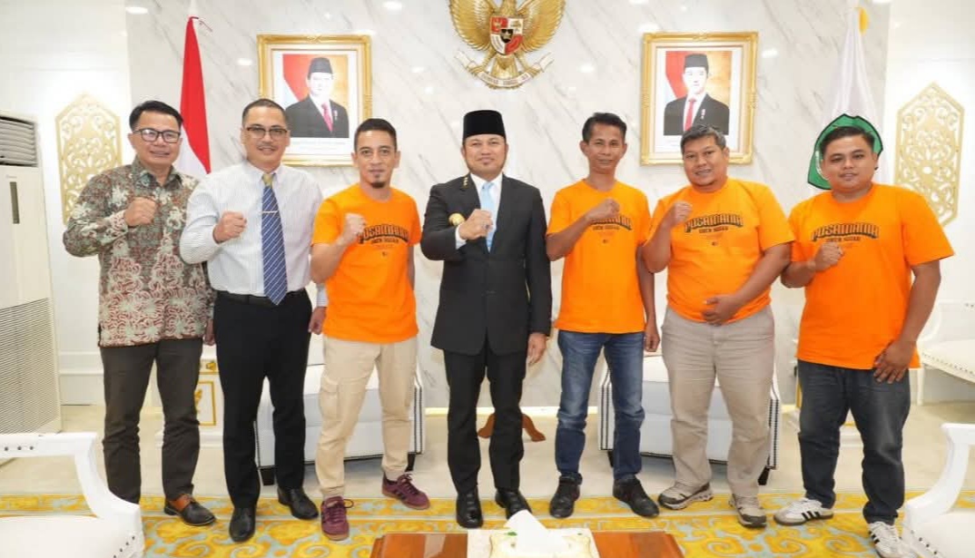 Pusamania Silaturahmi ke Gubernur, Nyatakan Dukungan ke Borneo FC