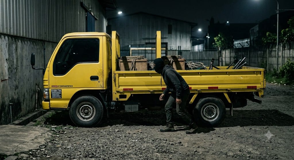 Warga Kukar Gasak Truk di Palaran, Belum Terjual Sudah Diringkus Polisi