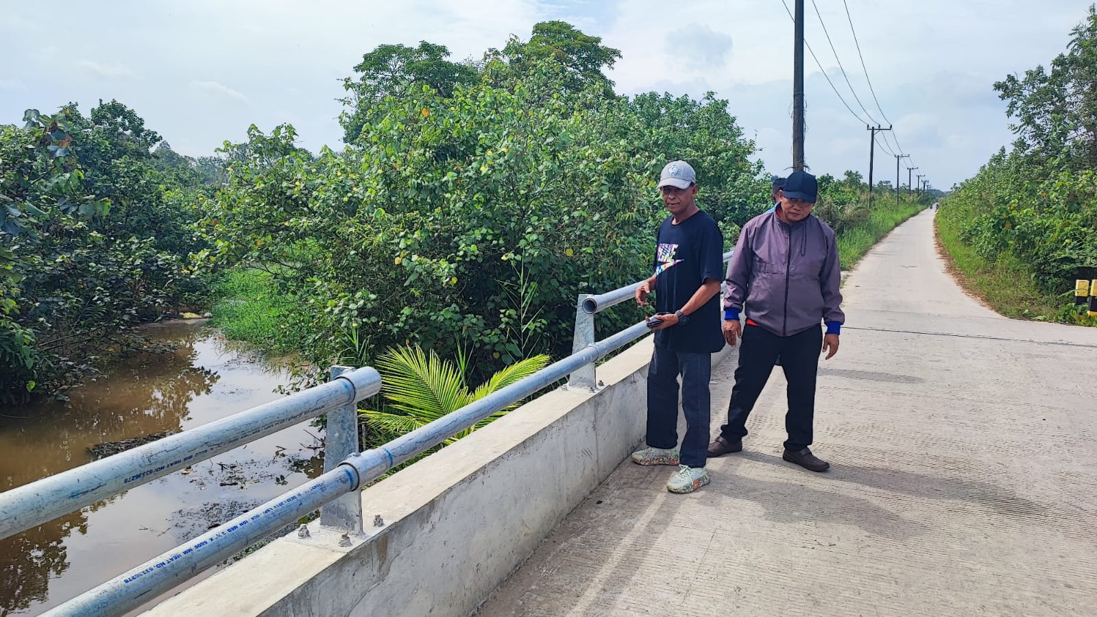 Pencuri Kian Meresahkan, Pagar Besi Jembatan Sungai Lais Digondol