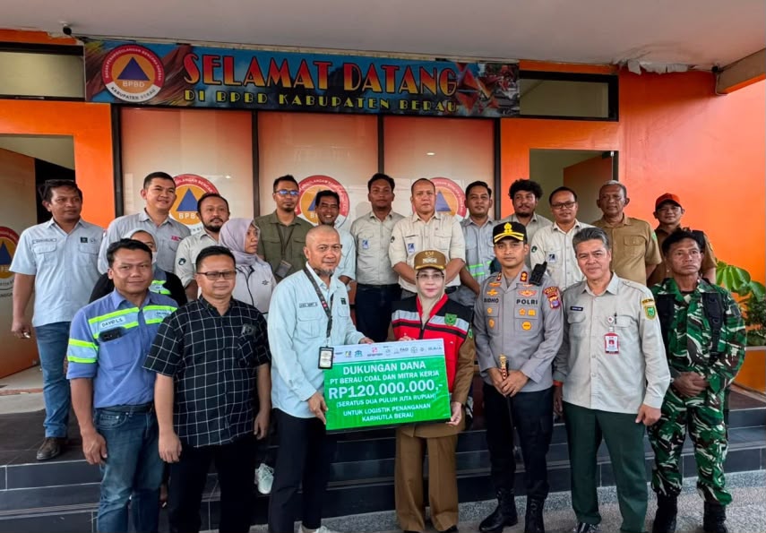 Perusahaan Batu Bara Dukung Penanganan Karhutla di Berau