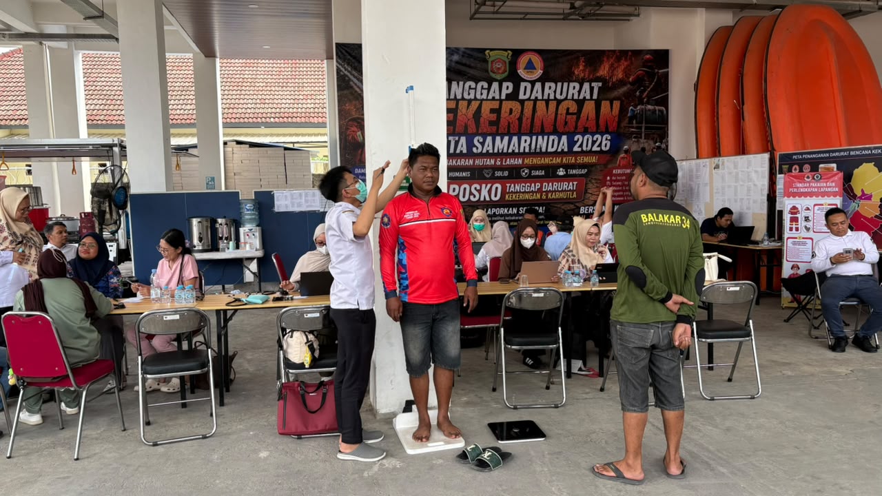 Terus Berjibaku dengan Karhutla, Relawan Jalani Pemeriksaan Kesehatan