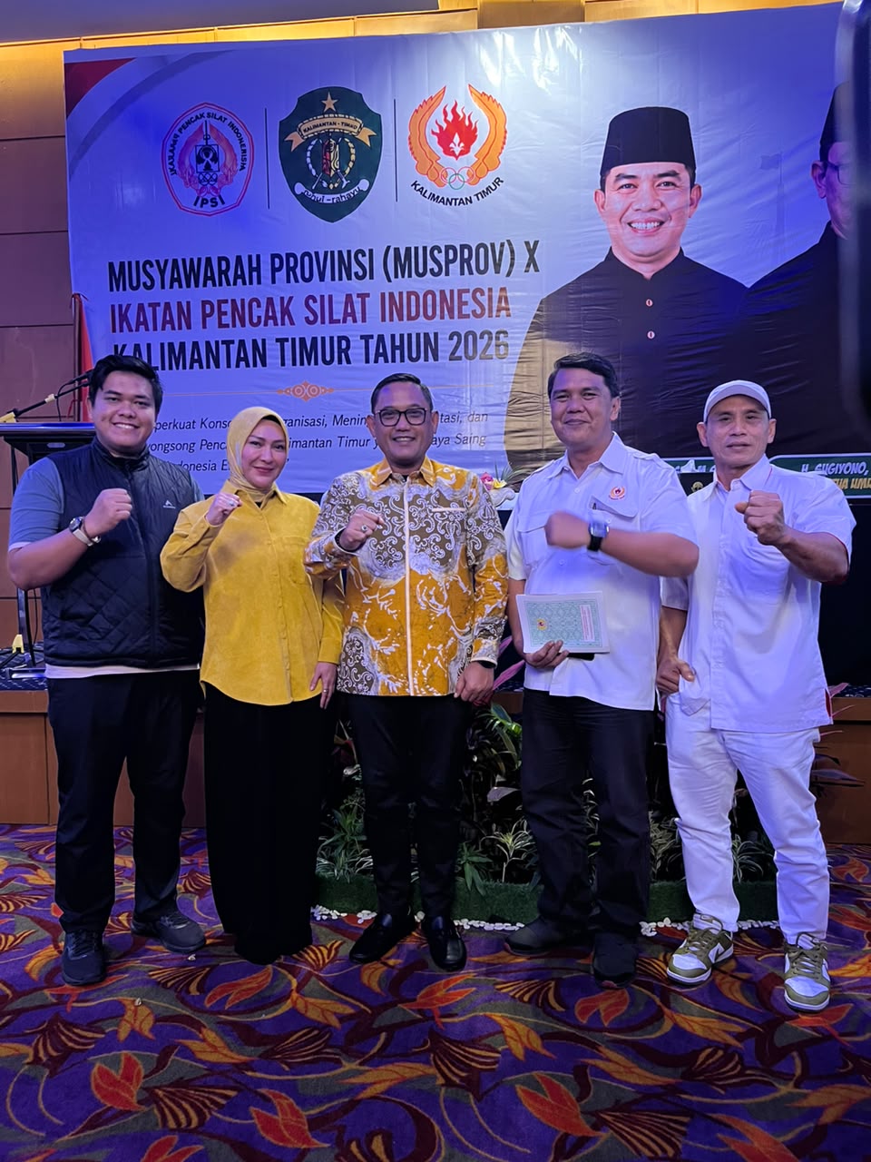 Dua Calon Urung Bertarung, Seno Aji Terpilih Aklamasi Pimpin IPSI Kaltim