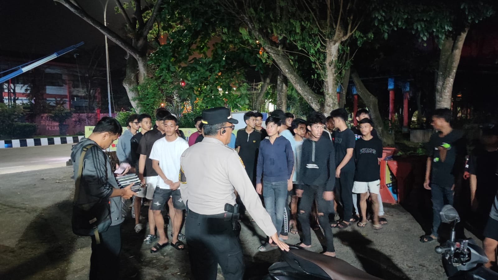 Polisi Amankan 25 Remaja Pelaku Balap Liar di Samarinda