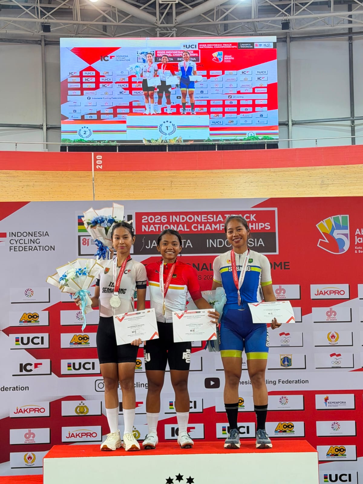Atlet Sepeda "Harumkan" Nama Kaltim di Kejurnas Track Cycling 2026