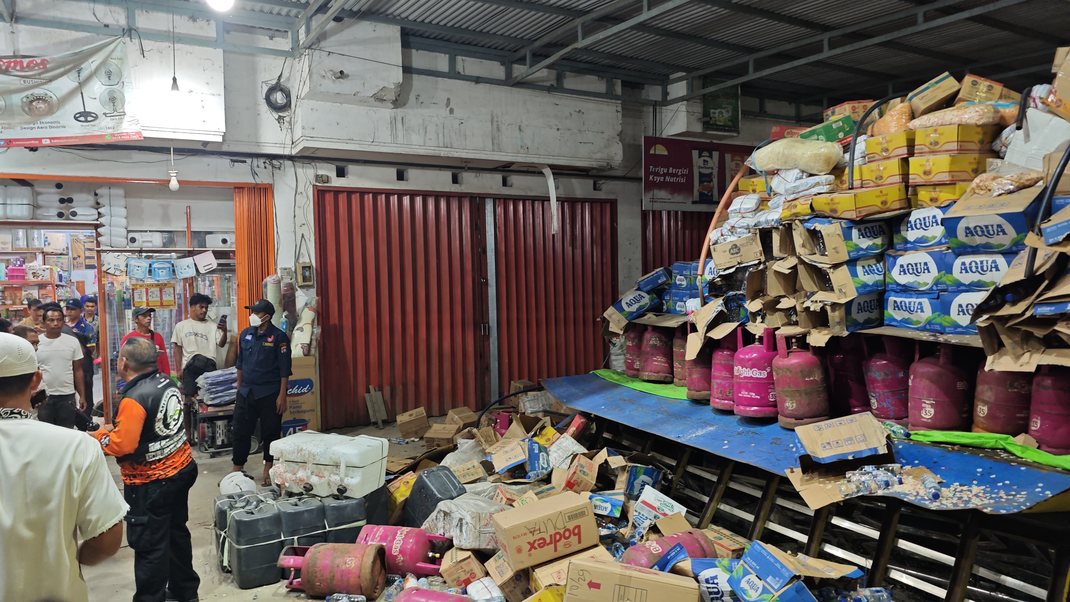 Tabung Gas Meledak , Sopir Truk Tewas, TKP Karang Asam Ulu